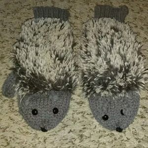 Women's Mittens Hedgehog Cute Warm Gloves Winter